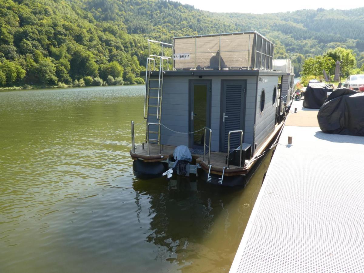 Hausboot Moselrose In Poelich Hotel Polich ภายนอก รูปภาพ